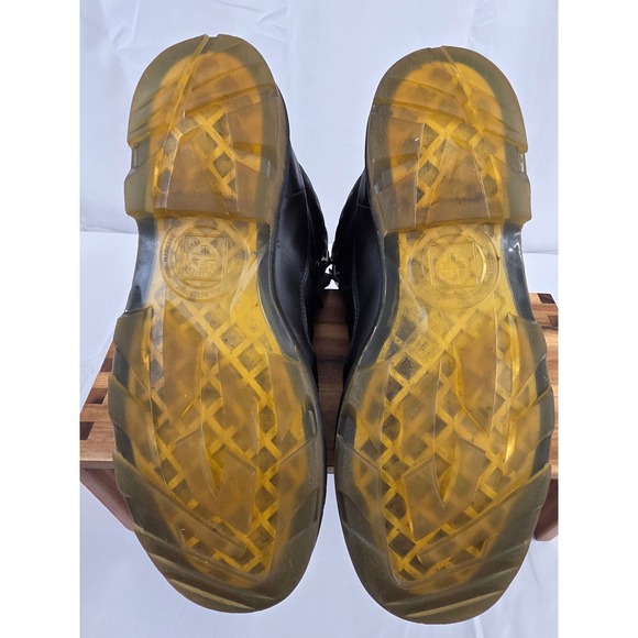 Dr Martens Industrial Aluminum Toe Safety Work Boots Black Mens Size 14 Slip Res - Picture 6 of 15